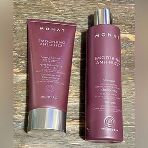 NEW Monat Smoothing Anti-Frizz Shampoo and Conditioner Set